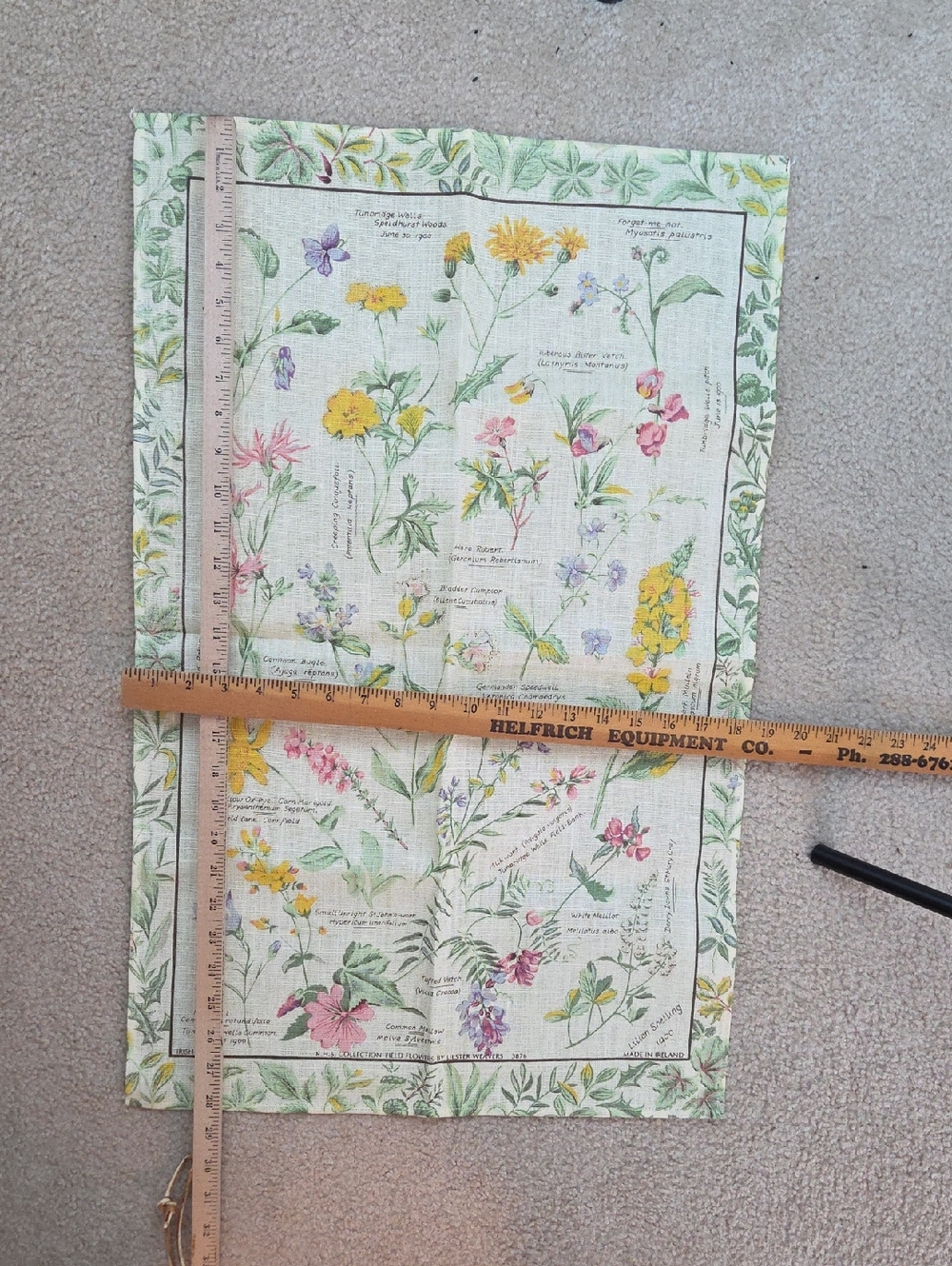 Vintage Irish Linen Tea Towel - Picture 3 of 9